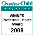 Creative Child Magazine 2008 Preferred Choice Award for Clicktoy - The Meadow